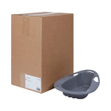 Stackable Bedpan McKesson Graphite 2 Quart / 1893 mL - BeHope