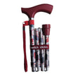 Folding Cane Switch Sticks® Aluminum 32 to 37 Inch Height Berlin Print - BeHope