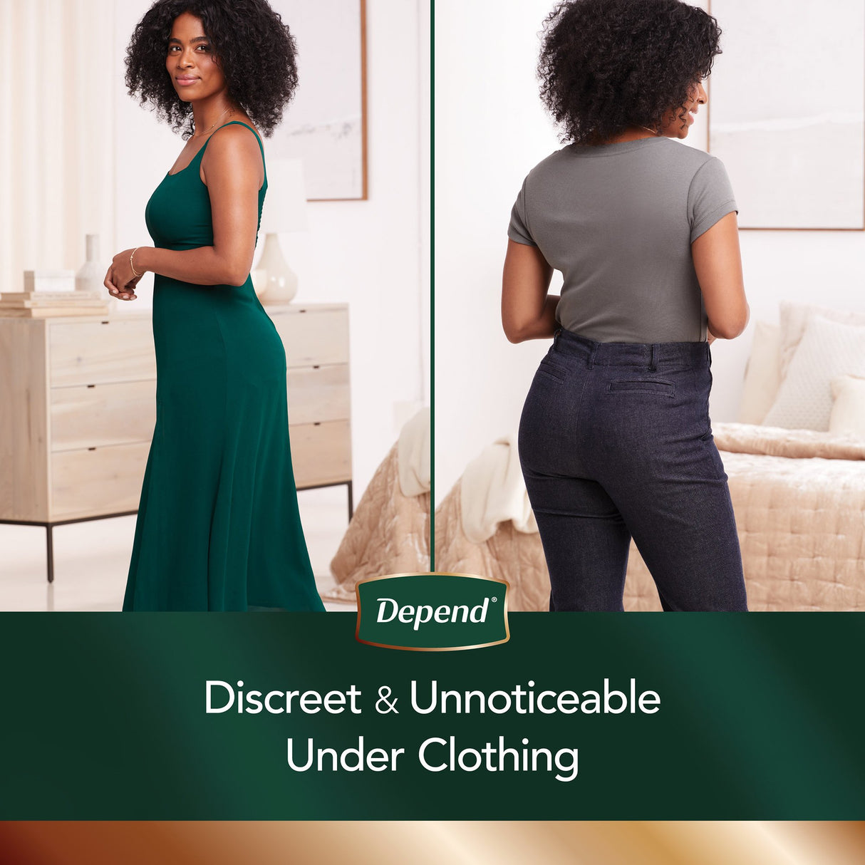 Female Adult Absorbent Underwear Depend® Silhouette® Waistband Style X-Large Disposable Heavy Absorbency - BeHope