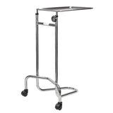 Mayo Instrument Stand McKesson Hand Operated Double Post California Style Small Tray - BeHope