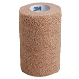 Cohesive Bandage 3M Coban 4 Inch X 5 Yard Self-Adherent Closure Tan NonSterile Standard Compression - BeHope