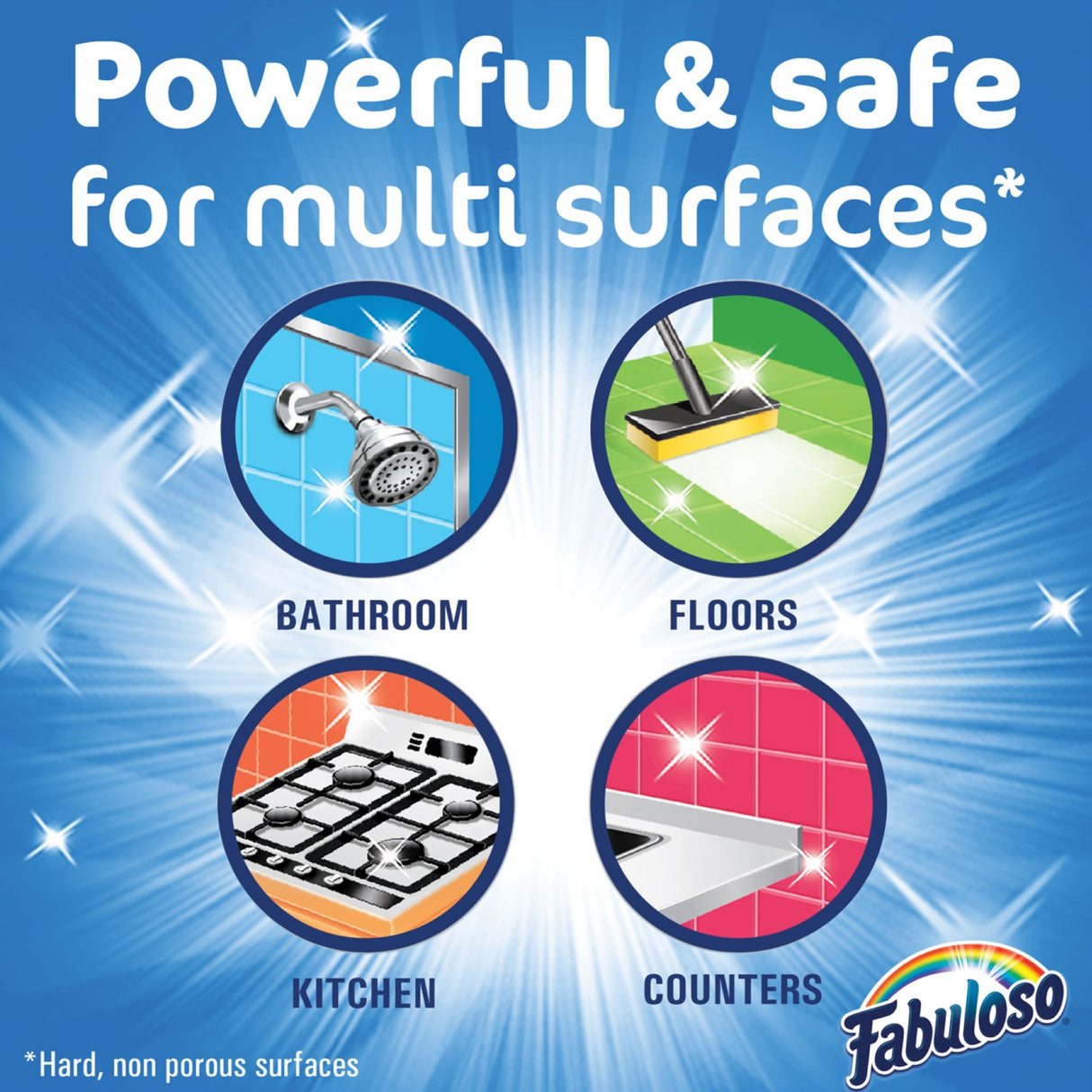 Surface Cleaner Fabuloso® Manual Pour Liquid 56 oz. Bottle Lavender Scent NonSterile - BeHope