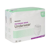 Unisex Adult Absorbent Underwear McKesson Pull On with Tear Away Seams X-Large Disposable Heavy Absorbency - BeHope