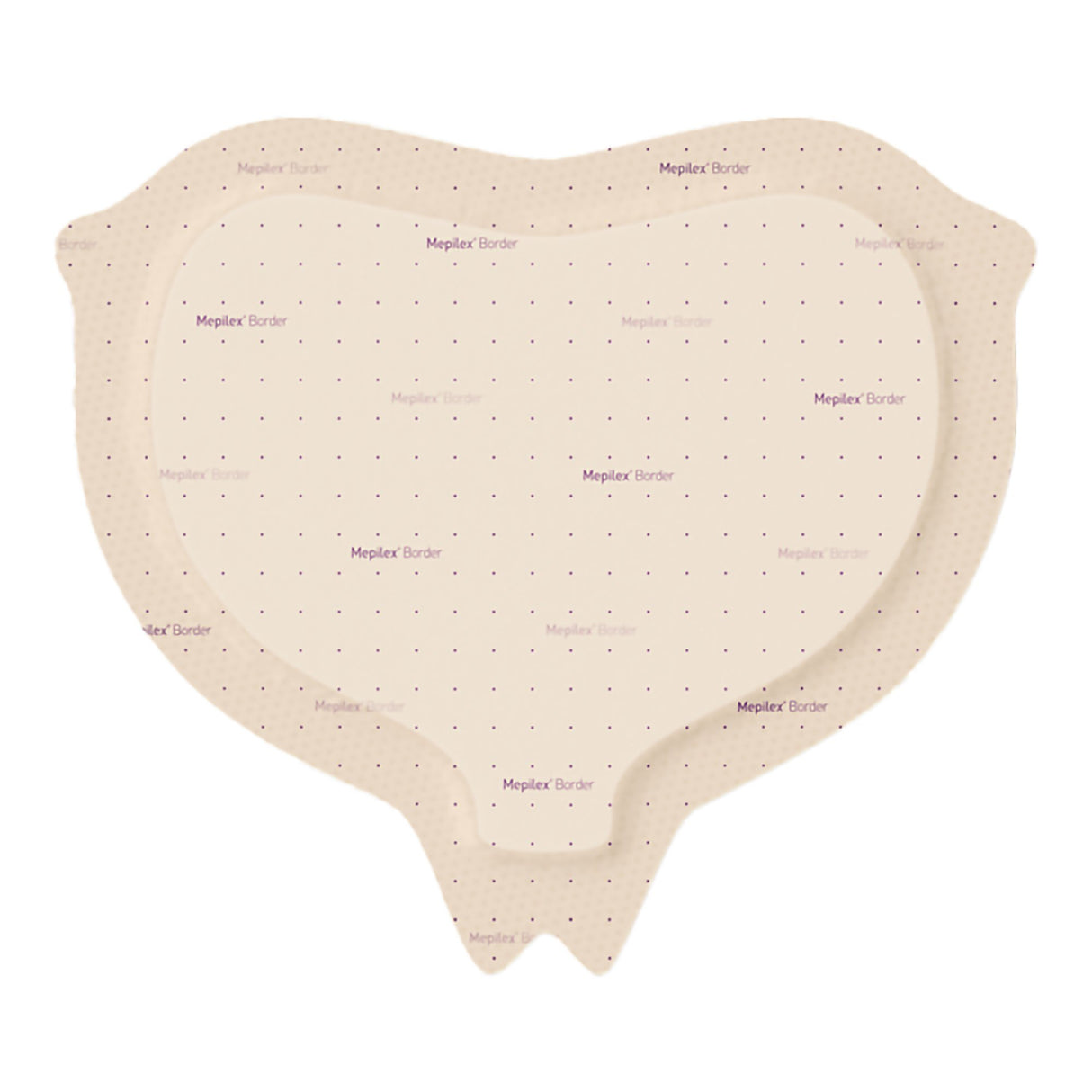 Foam Dressing Mepilex® Border Sacrum 9-1/5 X 9-1/5 Inch With Border Film Backing Silicone Adhesive Sacral Sterile - BeHope