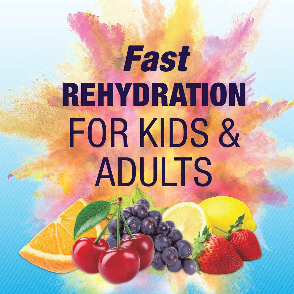 Oral Electrolyte Solution Pedialyte Powder Packs Fruit Punch / Grape / Apple / Strawberry Flavor 0.3 oz. Electrolyte