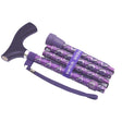 Folding Cane Switch Sticks Aluminum 32 to 37 Inch Height Viking Print - BeHope