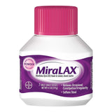 Laxative MiraLAX® Unflavored Powder 4.1 oz. 17 Gram Strength Polyethylene Glycol 3350 - BeHope
