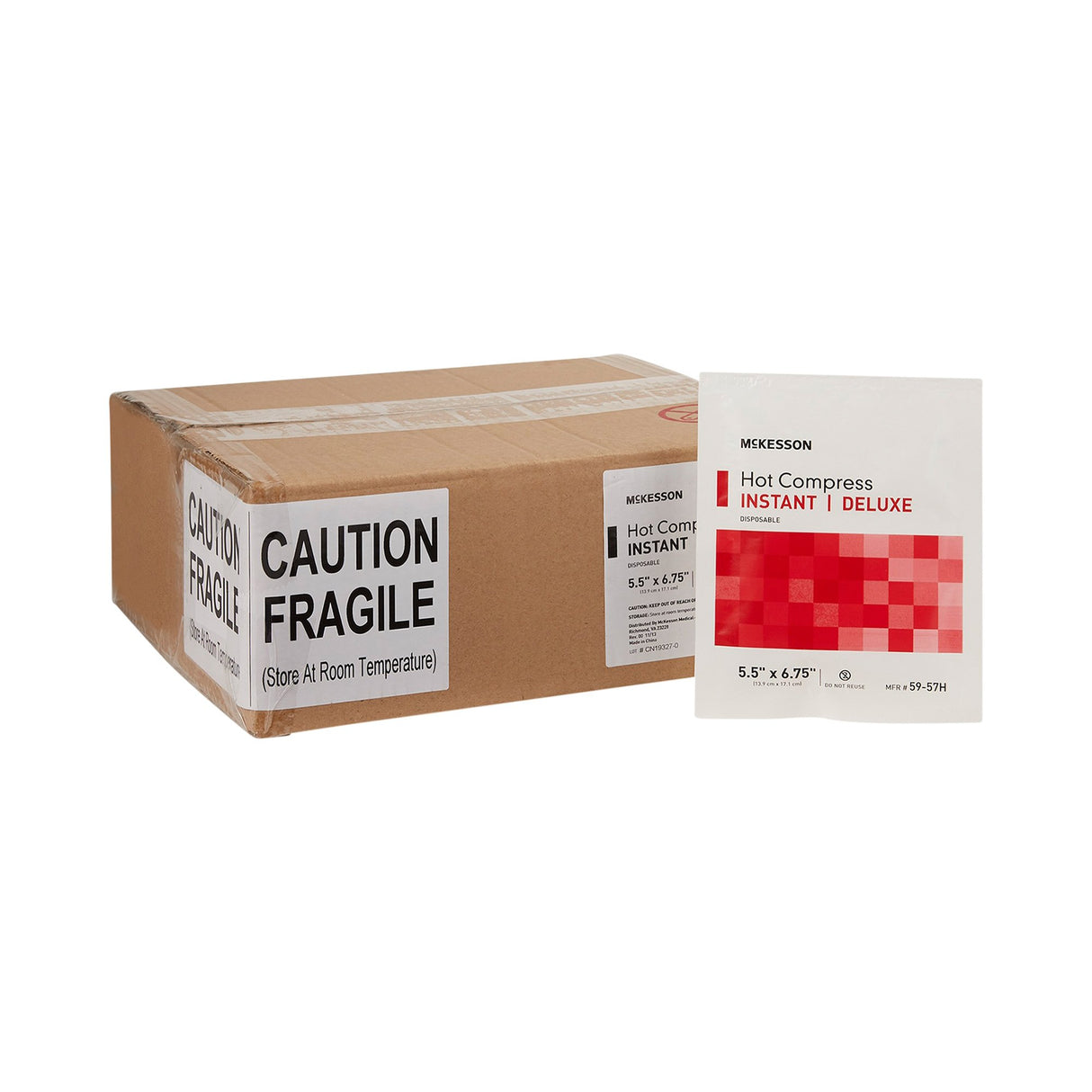 Instant Hot Pack McKesson General Purpose Small Plastic Disposable - BeHope