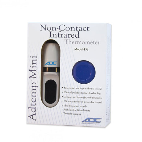 Non-Contact Skin Surface Thermometer Adtemp™ Infrared Skin Probe Handheld - BeHope