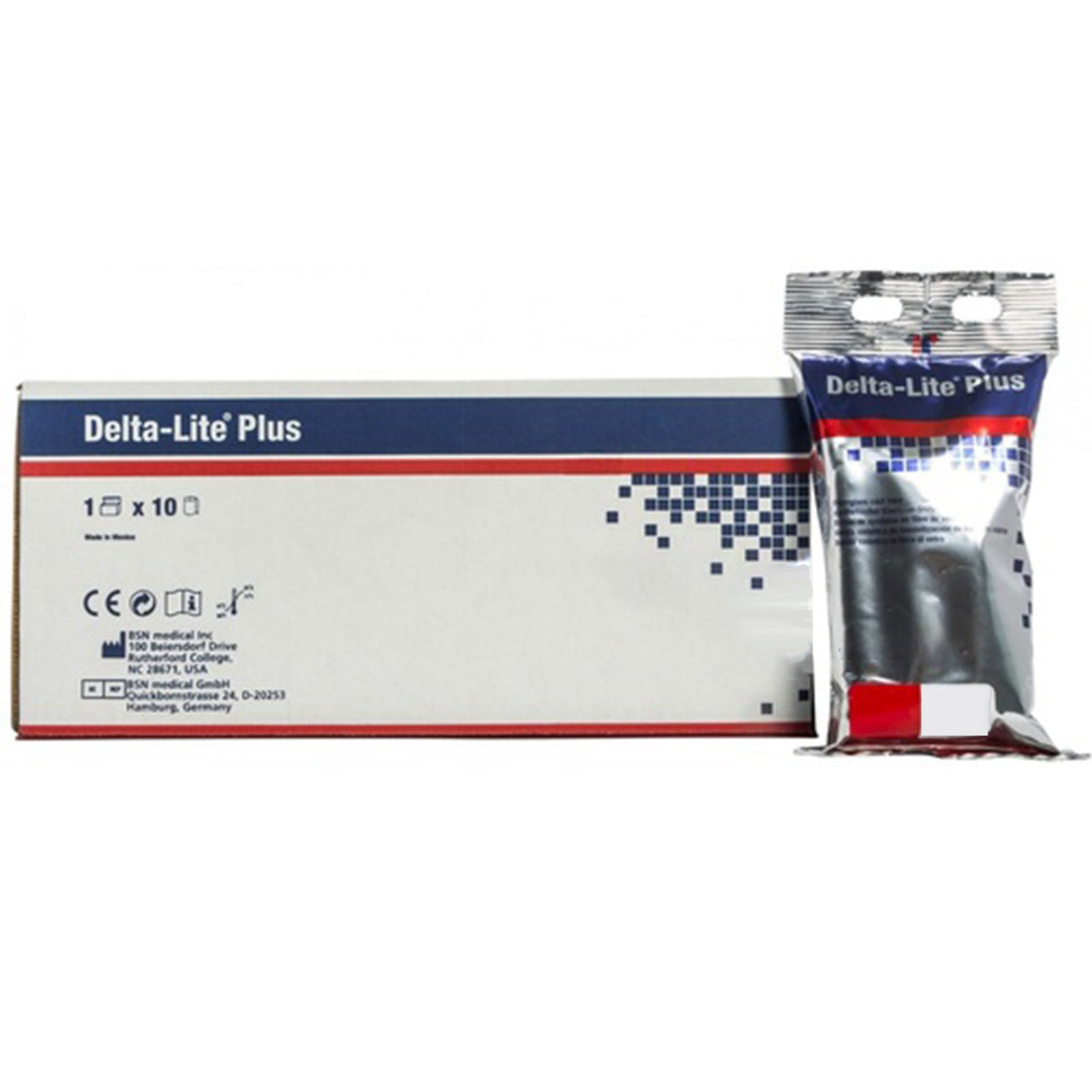 Cast Tape Delta-Lite® Plus 3 Inch X 12 Foot Fiberglass / Resin Red - BeHope