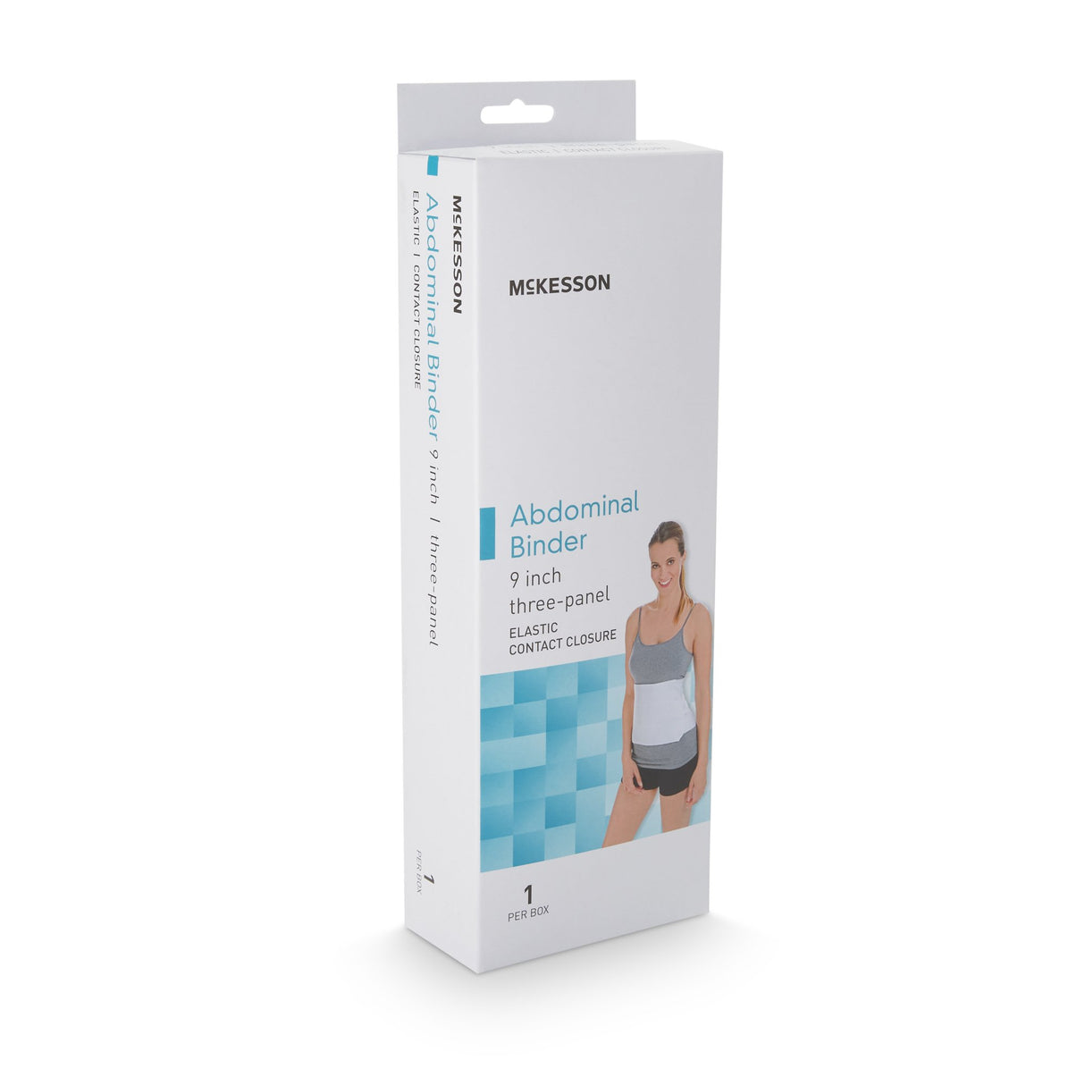 Abdominal Binder McKesson Small / Medium Hook and Loop Closure 30 to 45 Inch Waist Circumference 9 Inch Height Adult - BeHope