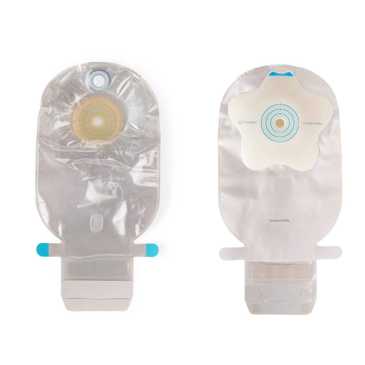 Ostomy Pouch SenSura® Mio Convex One-Piece System 11 Inch Length, Maxi Convex, Trim to Fit 3/8 to 2 Inch Stoma Drainable - BeHope