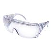 Safety Glasses Yukon® Wraparound Clear Tint Polycarbonate Lens Clear Frame Over Ear One Size Fits Most - BeHope