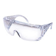 Safety Glasses Yukon® Wraparound Clear Tint Polycarbonate Lens Clear Frame Over Ear One Size Fits Most - BeHope