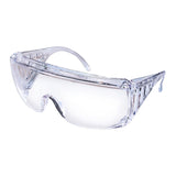 Safety Glasses Yukon® Wraparound Clear Tint Polycarbonate Lens Clear Frame Over Ear One Size Fits Most - BeHope