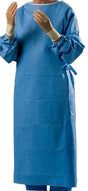Non-Reinforced Surgical Gown with Towel Astound 2X-Large Blue Sterile AAMI Level 3 Disposable - BeHope