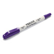 Skin Marker with Ruler Viscot® Twin Tip Gentian Violet / Gentian Violet Ink Sterile Full Size Dual Tip, Regular / Ultra Fine - BeHope