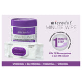 Surface Disinfectant Cleaner microdot® Minute Wipe Premoistened Alcohol Based Manual Pull Wipe 60 Count Soft Pack Alcohol Scent NonSterile - BeHope