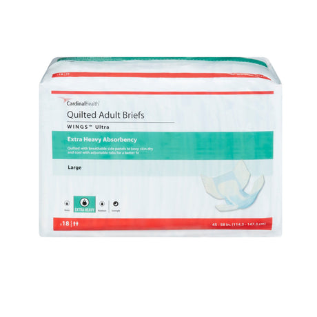 Unisex Adult Incontinence Brief Wings™ Ultra Large Disposable Heavy Absorbency - BeHope