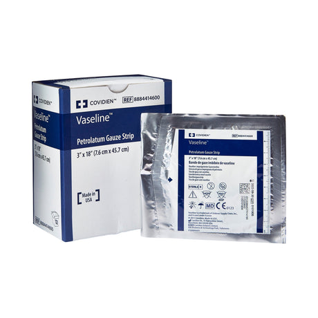 Petrolatum Impregnated Dressing Vaseline® Strip 3 X 18 Inch Sterile - BeHope