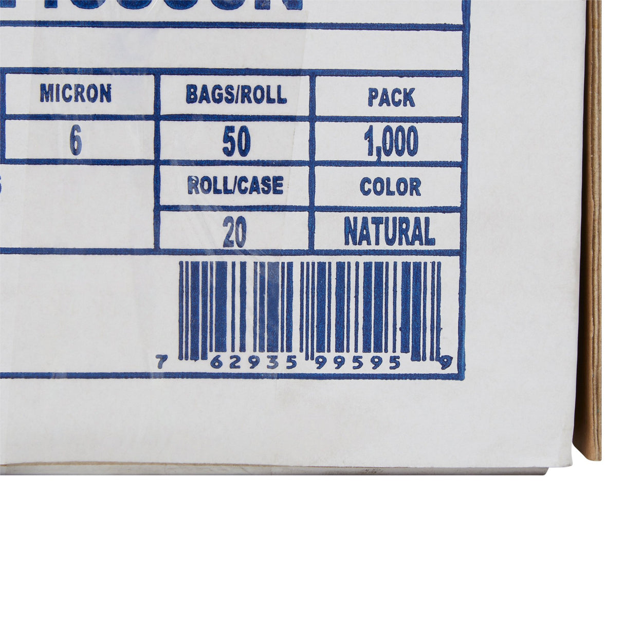 Trash Bag McKesson 15 gal. Clear HDPE 6 Mic. 24 X 33 Inch Star Seal Bottom Coreless Roll