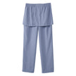 Adaptive Pants Silverts® Open Back Small Heather Chambray Blue Female - BeHope