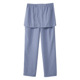 Adaptive Pants Silverts® Open Back Small Heather Chambray Blue Female - BeHope