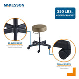 Exam Stool McKesson Without Backrest Pneumatic Height Adjustment 5 Casters Clamshell - BeHope