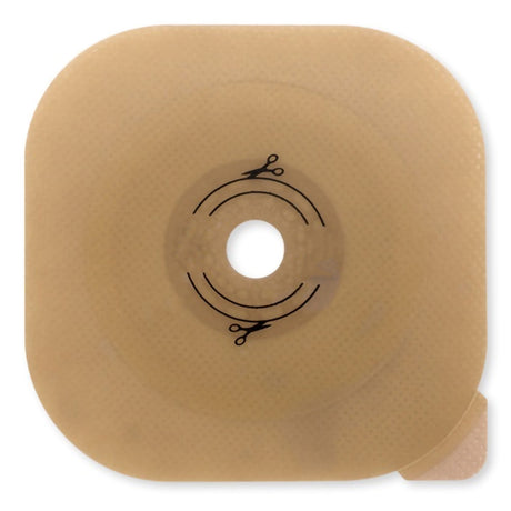 Ostomy Barrier CeraPlus Trim to Fit, Extended Wear Adhesive without Tape 70 mm Flange Blue Code System Up to 2-1/4 Inch Opening - BeHope