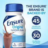 Oral Supplement Ensure® Original Shake Milk Chocolate Flavor Liquid 8 oz. Bottle - BeHope