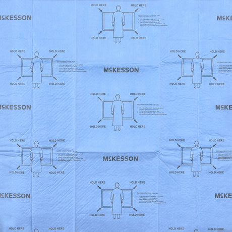 Disposable Underpad McKesson 30 X 36 Inch Super Absorbent Polymer Heavy Absorbency
