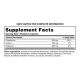 Dietary Supplement Geri-Care® Phosphorus / Sodium / Potassium 250 mg -160 mg - 280 mg Strength Oral Powder 100 per Box Strawberry Flavor - BeHope
