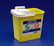 Chemotherapy Waste Container SharpSafety™ Yellow Base 26 H X 18-1/4 W X 12-3/4 D Inch Horizontal Entry 18 Gallon - BeHope