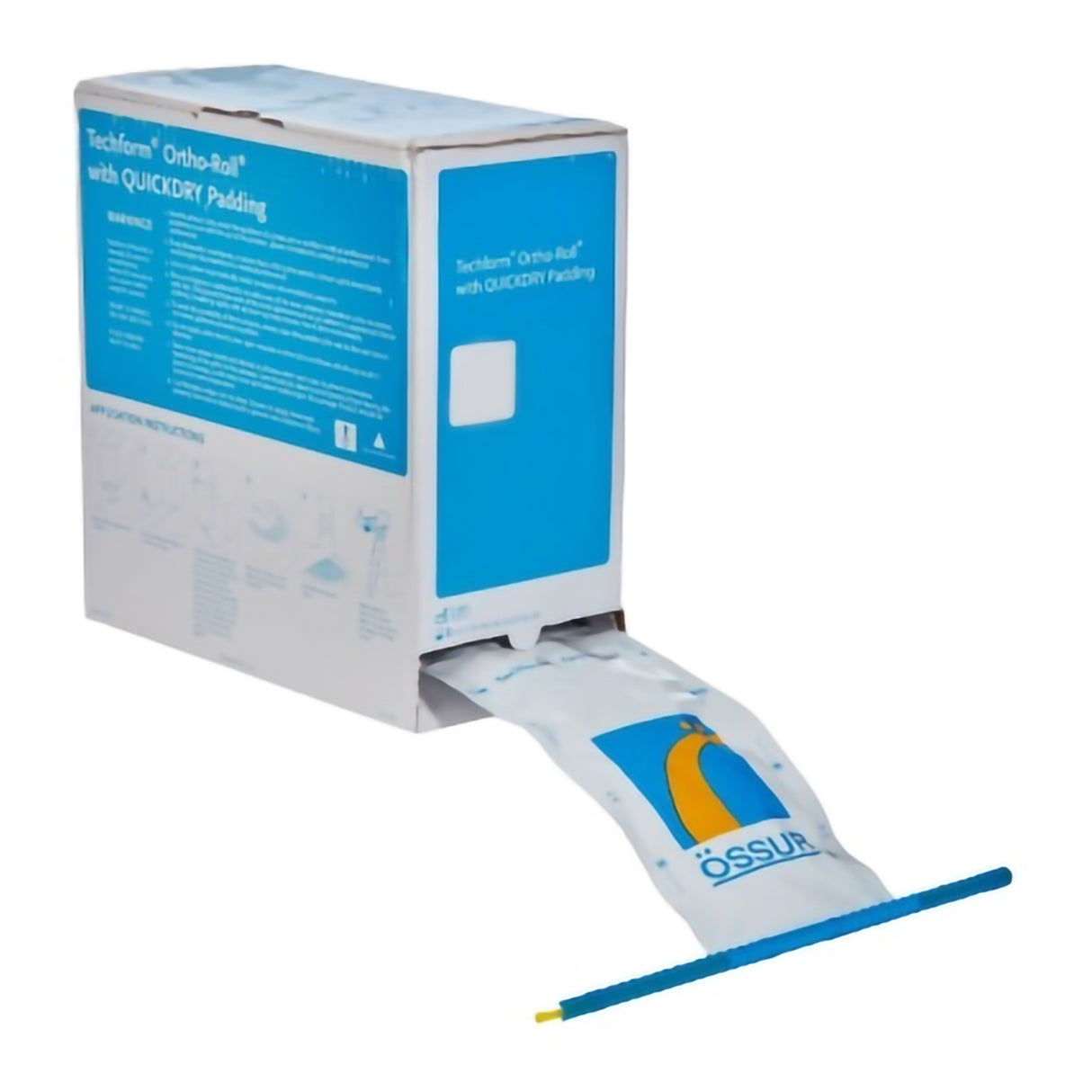 One-Side Padded Splint Roll TechForm® Ortho-Roll® 3 Inch X 15 Foot Fiberglass White - BeHope