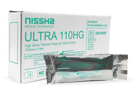 Ultrasound Video Paper Nissha Roll High Gloss Without Grid - BeHope