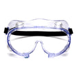 Protective Goggles Pyramex® Fit Over Uncoated Clear Tint Polycarbonate Lens Clear Frame Elastic Strap One Size Fits Most - BeHope