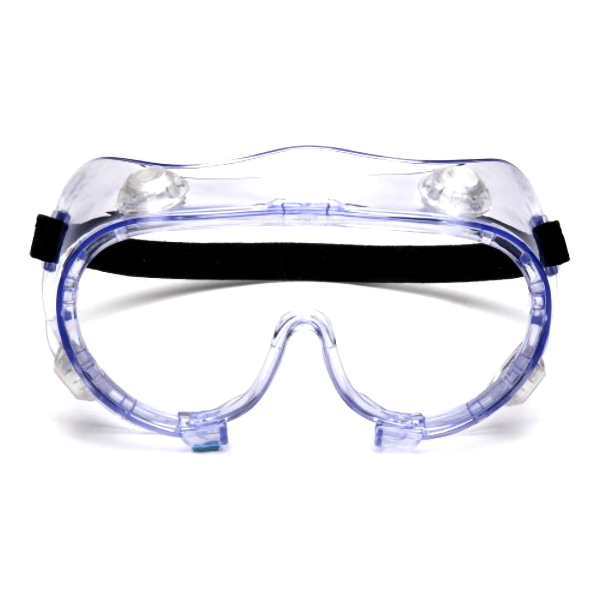 Protective Goggles Pyramex® Fit Over Uncoated Clear Tint Polycarbonate Lens Clear Frame Elastic Strap One Size Fits Most - BeHope