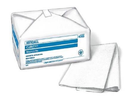 Washcloth Kendall™ 10 X 13 Inch White Disposable - BeHope