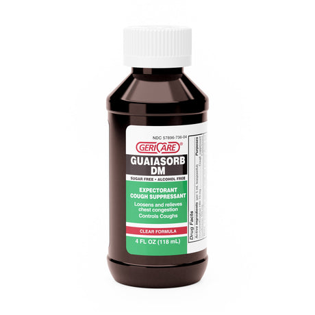 Cold and Cough Relief Geri-Care® 100 mg - 10 mg / 5 mL Strength Liquid 4 oz. - BeHope