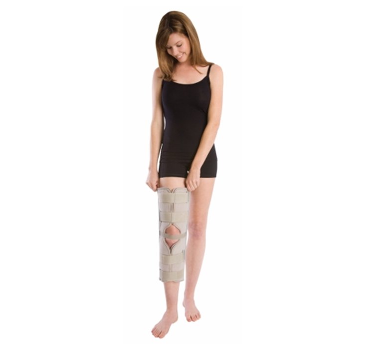 Knee Immobilizer ProCare® One Size Fits Most 16 Inch Length Left or Right Knee - BeHope