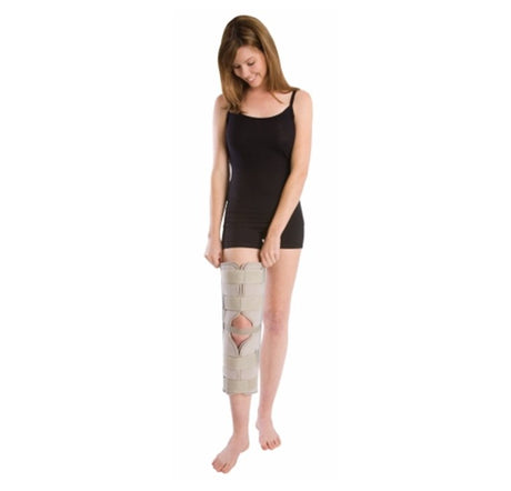 Knee Immobilizer ProCare® One Size Fits Most 16 Inch Length Left or Right Knee - BeHope