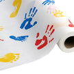 Table Paper Tiny Tracks™ 21 Inch Width 125 Foot Length Print (Hands) Crepe - BeHope