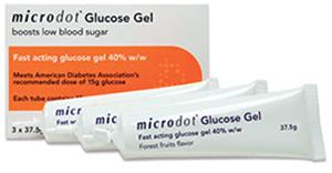 Glucose Supplement Microdot® 37.5 Gram Gel Fruit Flavor - Behope