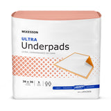 Disposable Underpad McKesson Ultra 36 X 36 Inch Fluff / Polymer Heavy Absorbency - BeHope
