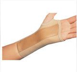 Wrist Brace ProCare® Low Profile / Contoured / Wraparound Aluminum / Cotton / Elastic Left Hand Beige X-Large - BeHope
