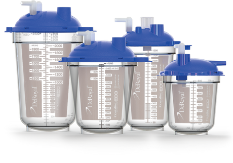 Suction Canister 1500 Ml Pour Lid - Behope