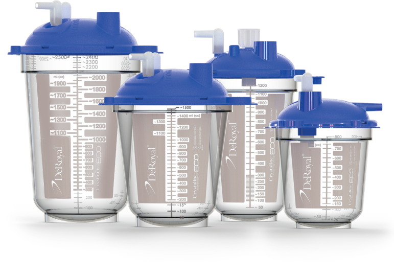 Suction Canister Crystaline™ Eco 2500 Ml - Behope