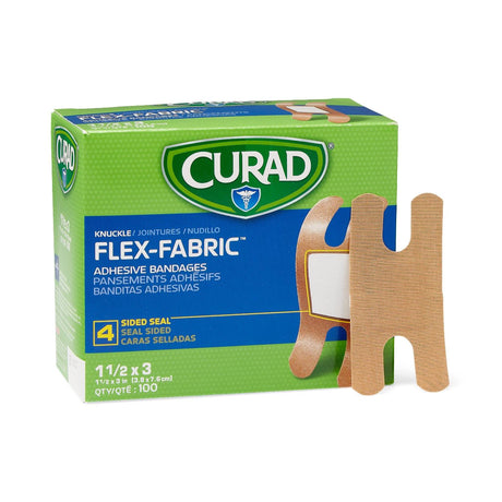 Adhesive Strip Comfort Cloth® Plastic Tan 1-1/2 X 3 Inch Sterile - BeHope