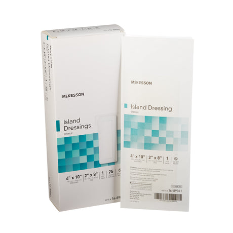 Island Dressing McKesson 4 X 10 Inch Rectangle Sterile - BeHope