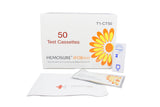 Cancer Screening Test Kit Hemosure® Fecal Occult Blood Test (iFOB or FIT) 50 Tests CLIA Waived - BeHope
